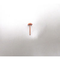 錺技研 格子鋲　正銅　生地　7×19mm　1箱（1000本入）（直送品）