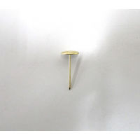 山喜産業 錺技研 上敷鋲　正真鍮　生地　11×25mm　1箱（1000本入）（直送品）