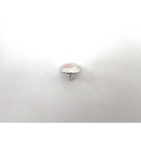 山喜産業 錺技研 亀甲鋲　小10　鉄　ニッケルメッキ　11.5×10mm　1箱（1000本入）（直送品）