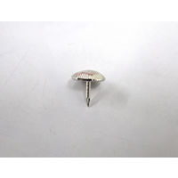 山喜産業 錺技研 亀甲鋲　小13　鉄　ニッケルメッキ　11.5×13mm　1箱（1000本入）（直送品）