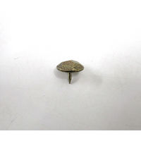 山喜産業 錺技研 亀甲鋲　小10　鉄　墨入れ　11.5×10mm　1箱（1000本入）（直送品）