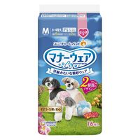 マナーウェア 女の子用 Mサイズ 小～中型犬用 16枚 ペット用 1袋 ユニ・チャーム