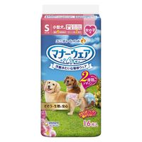 マナーウェア 女の子用 Sサイズ 小型犬用 16枚 ペット用 1袋 ユニ・チャーム