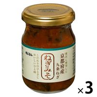 みそページ 磯じまん ねぎみそ 京都府産九条ねぎ 100g 1セット（1個×3）瓶詰