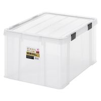 【バックルコンテナ】アイリスオーヤマ コンテナ コンテナボックス 密閉バックルコンテナ 容量58.7L MBR-65R クリア 1個