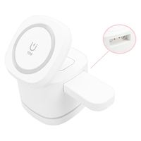 エアージェイ 3in1マグネット付きワイヤレス充電器 AWJ-3MG1 1台