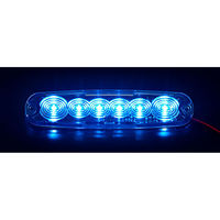 パーマンコーポレーション フラットマーカーランプ ブルー DC12~24V 防水 1167405000 1個（直送品）