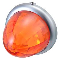パーマンコーポレーション マーカー ランプ SMDLED プラレンズ オレンジ DC12/24V 防水 1167435000 1個（直送品）