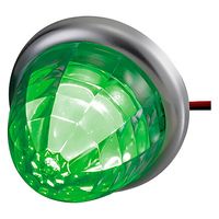 パーマンコーポレーション マーカー ランプ SMDLED プラレンズ グリーン DC12/24V 防水 1167442000 1個（直送品）