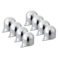 パーマンコーポレーション ゆるみチェック ナットキャップ クロームメッキ 新ISO 33mm 8ヶ入 1216142000 1個（直送品）