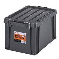 【バックルコンテナ】アイリスオーヤマ コンテナ 金属バックル コンテナボックス 容量19.5L BL-21R チャコールグレー 1個