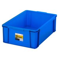 【コンテナボックス】アイリスオーヤマ コンテナ ボックスコンテナ 本体のみ (ふた別売り) 容量39.9L B-43R ブルー 1個