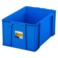 【コンテナボックス】アイリスオーヤマ コンテナ ボックスコンテナ 本体のみ (ふた別売り) 容量58.7L B-65R ブルー 1個