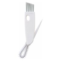 すき間のために生まれた 水筒すき間洗いブラシ パッキン外し付き ホワイト 1個 マーナ