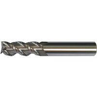 WIDIN アルミ加工用ノンコート超硬スクエアエンドミル 3枚刃 45°ねじれ ピン角 φ11 WAE303110 1本（直送品）