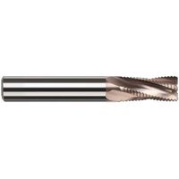 WIDIN Wコート超硬ラフィングエンドミル 4枚刃 20°ねじれ 2.5D φ10 WF61410030 1本（直送品）