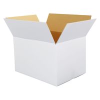 トッパン・コスモ 140サイズ白ダンボール 5枚セット 53×38×33cm FW04-0005-SK 1セット(5枚)（直送品）