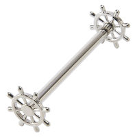 浅川製作所 舵輪・ナイフレスト 101D/1 1セット(10個)（直送品）