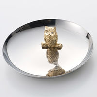 浅川製作所 ふくろうのラウンドトレー F-04-G 1個（直送品）