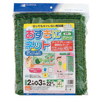 日本マタイ おすきにネット22mm角目(有結節)2X3mグリーン OSUKININET2-3GR 1枚