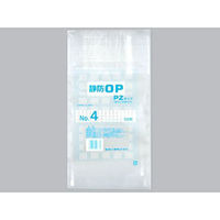 福助工業 OPP袋 静防OP・PZタイプ No.4 0715141 1袋(100枚)