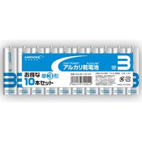 磁気研究所 アルカリ乾電池 単3形 HDLR6/1.5V10P 1パック(10本)