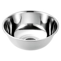 UK 18-8深型パンチボール（深型） 27cm パンチング ザル ボールザル UK 18-8手付深型パンチボール 27cm パンチング ザル : 厨房