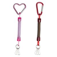 ソニック スパイラルキーチェーン ショート11cm SK-4100-P 1個