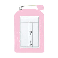 共栄プラスチック 名札カバー 10枚入り ピンク C-6-10-P 1パック