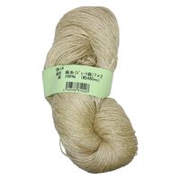 生川商店 織り糸・編み糸 麻糸ジュート麻 径1mm×480m巻 クリーム ON-14 1巻