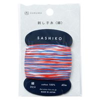 横田 DARUMA 刺し子糸<細> col.401 40mカード巻 DRM2400-401 1枚