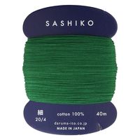 横田 ダルマ 刺し子糸 〈細〉 カード巻き 40m DRM2400