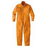 ヤマタカ 夏ツナギ服 オレンジ LL 651-3-LL 1枚（直送品）
