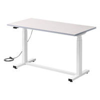 サンワサプライ 電動昇降作業台 塩ビ天板 幅1200×奥行600mm ベージュ×ホワイト ERD-WDKP12060BG 1台（直送品）