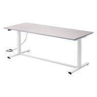 サンワサプライ 電動昇降作業台 塩ビ天板 幅1800×奥行750mm ベージュ×ホワイト ERD-WDKP18075BG 1台（直送品）