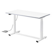 サンワサプライ 電動昇降作業台 メラミン化粧天板 幅1200×奥行600mm ホワイト ERD-WDKM12060W 1台（直送品）