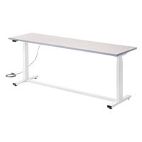 サンワサプライ 電動昇降作業台 塩ビ天板 幅1800×奥行500mm ベージュ×ホワイト ERD-WDKP18050BG 1台（直送品）