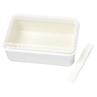 【LAKOLE/ラコレ】 モノクロシルバードームランチボックス