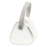 モノクロおにぎり保冷ポーチ ホワイト LAKOLE/ラコレ