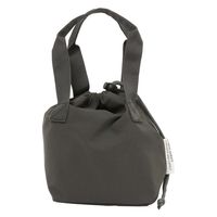 【LAKOLE/ラコレ】 モノクロミニ保冷ポーチ チャコール