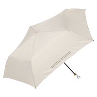 軽量 ベーシック折り畳み傘 ベージュ LAKOLE/ラコレ