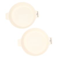 持ち手つき皿 アイボリー LAKOLE/ラコレ