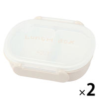 らこれキッズ ランチボックス アイボリー 1セット（1個×2） LAKOLE/ラコレ