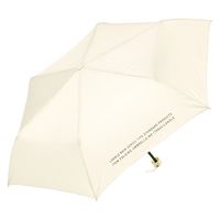 シンプル折り畳み傘 ベージュ LAKOLE/ラコレ