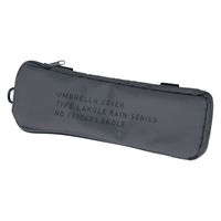 【LAKOLE/ラコレ】 カラビナ付き折り畳み傘ケース チャコール