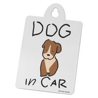 【LAKOLE/ラコレ】 CARサインプレート DOG IN CAR