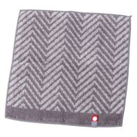 【LAKOLE/ラコレ】 今治産ハンドタオル（ヘリンボーン） チャコール