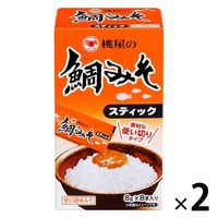 桃屋 鯛みそスティック 甘口調味みそ 8g×8本入 1セット（1個×2）ご飯のお供