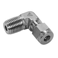 フジキン フジキン2圧縮リング継手_ニューVーLokエルボハーフユニオン VUWL-18EN-V 1P（直送品）