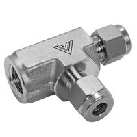 フジキン フジキン2圧縮リング継手_ニューVーLokティーエルゲージユニオン VUWTLG-6AN-V 1P（直送品）